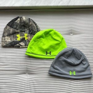 3 Under Armour beanie bundle New